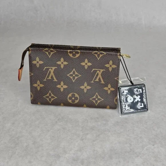 Louis Vuitton LV Monogram Toiletry 15 Pouch Toilette Pouchette Handbag Purse - Picture 1 of 12